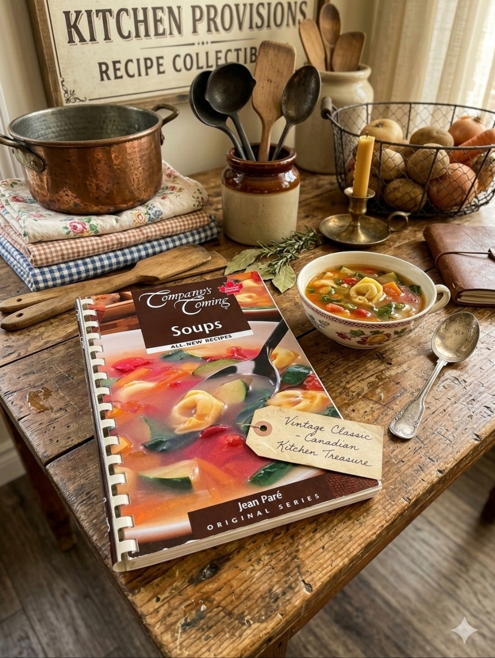 Vintage Company's Coming Soups Cookbook - Jean Paré Original Series